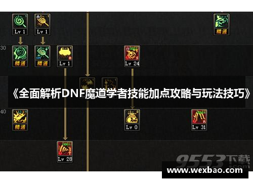 《全面解析DNF魔道学者技能加点攻略与玩法技巧》